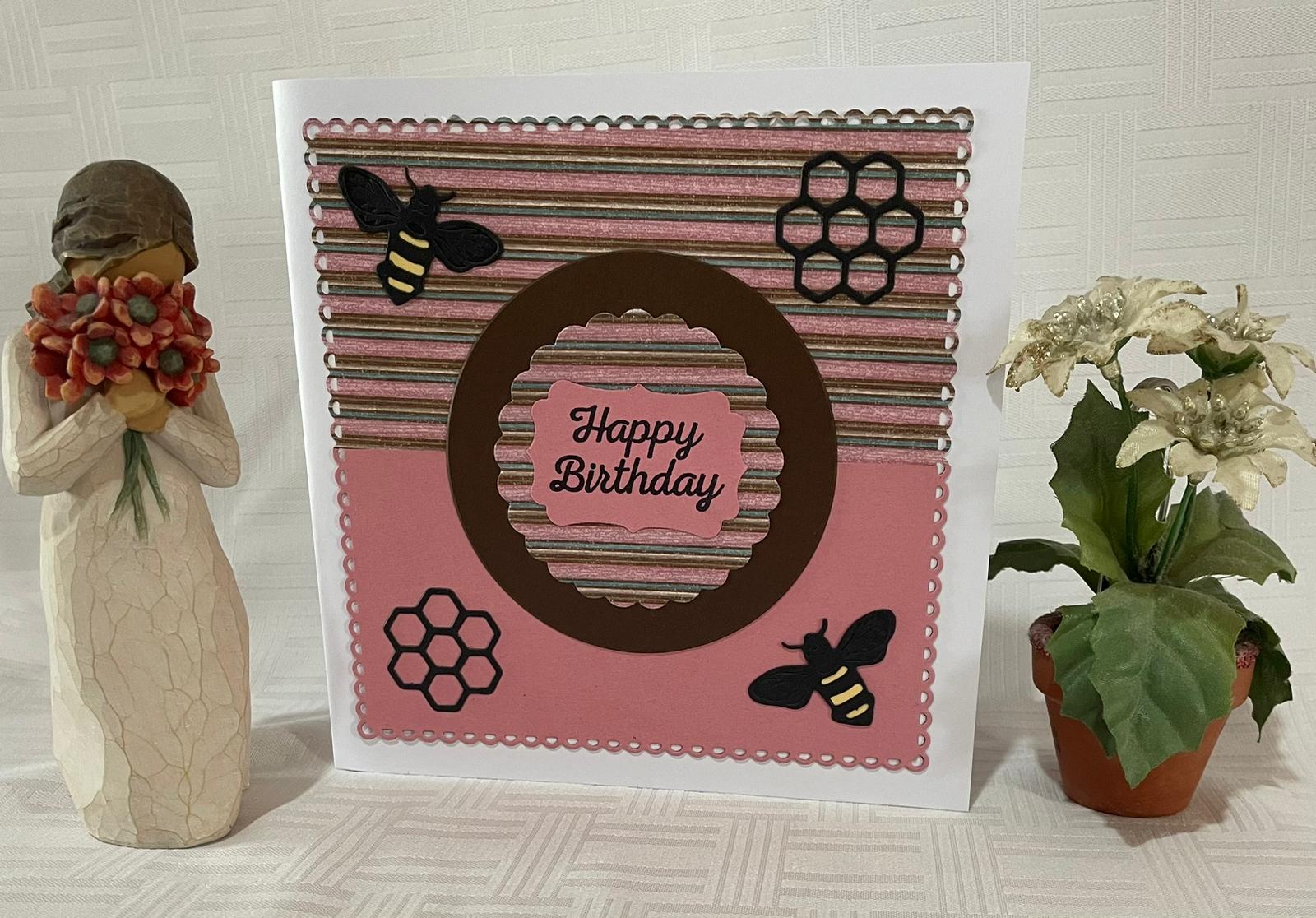 Two Bee Birthday Card