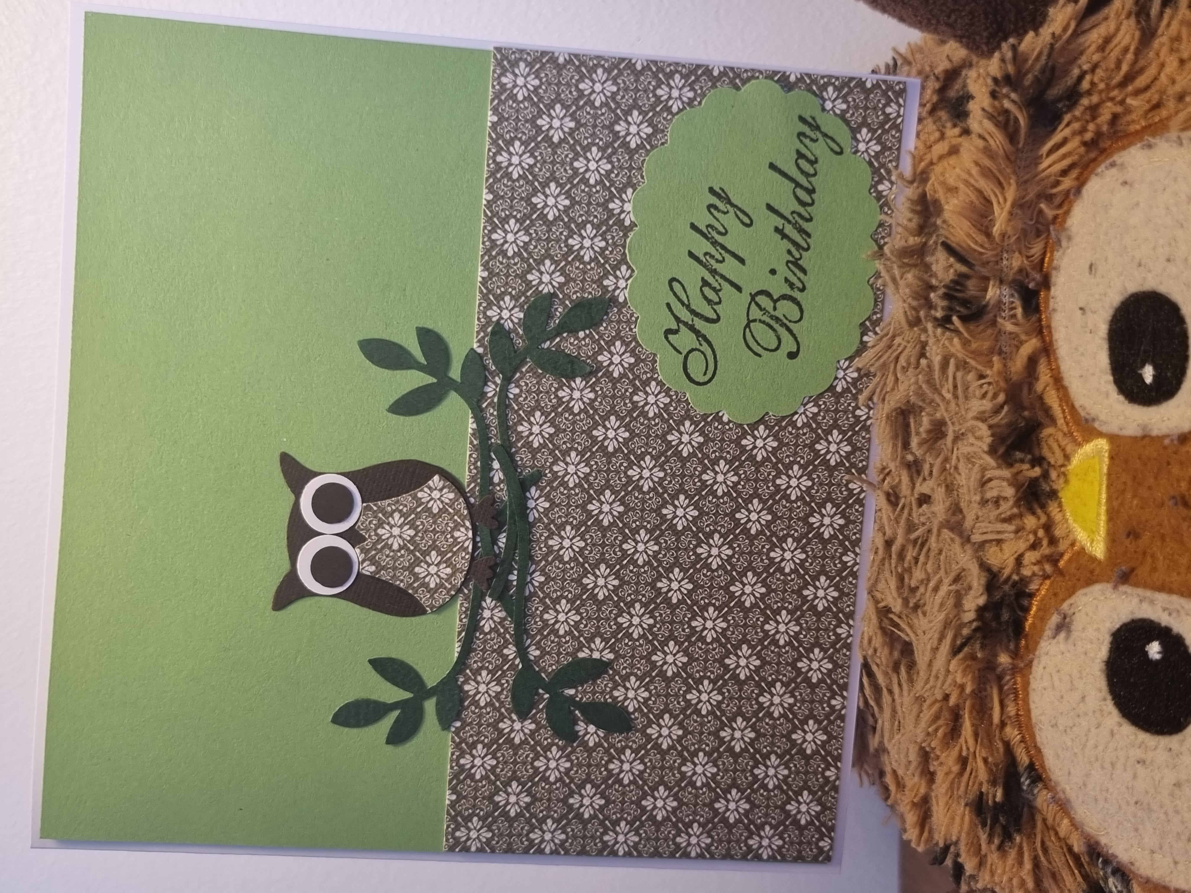 Owl Birthday Card