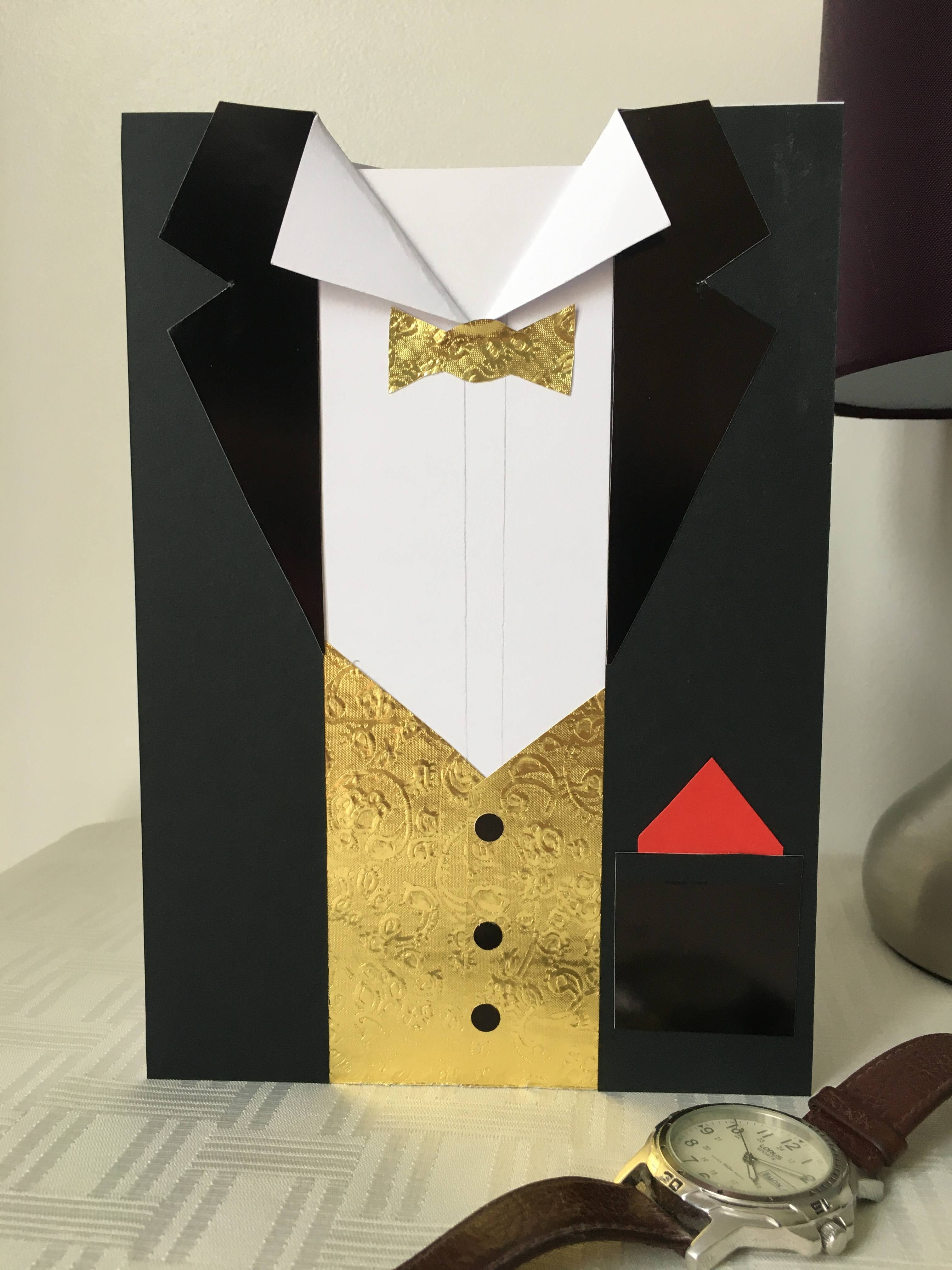 Suit Birthday Card