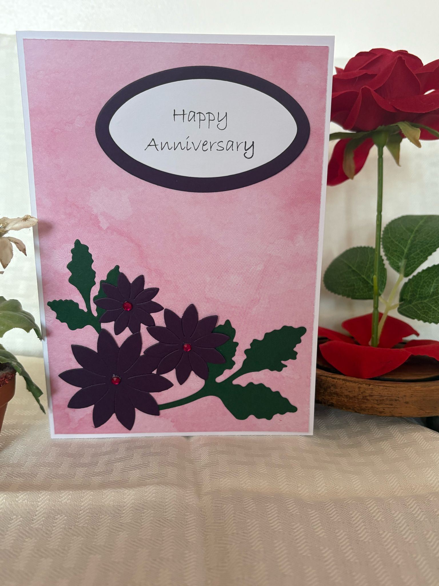 Flower Anniversary Card