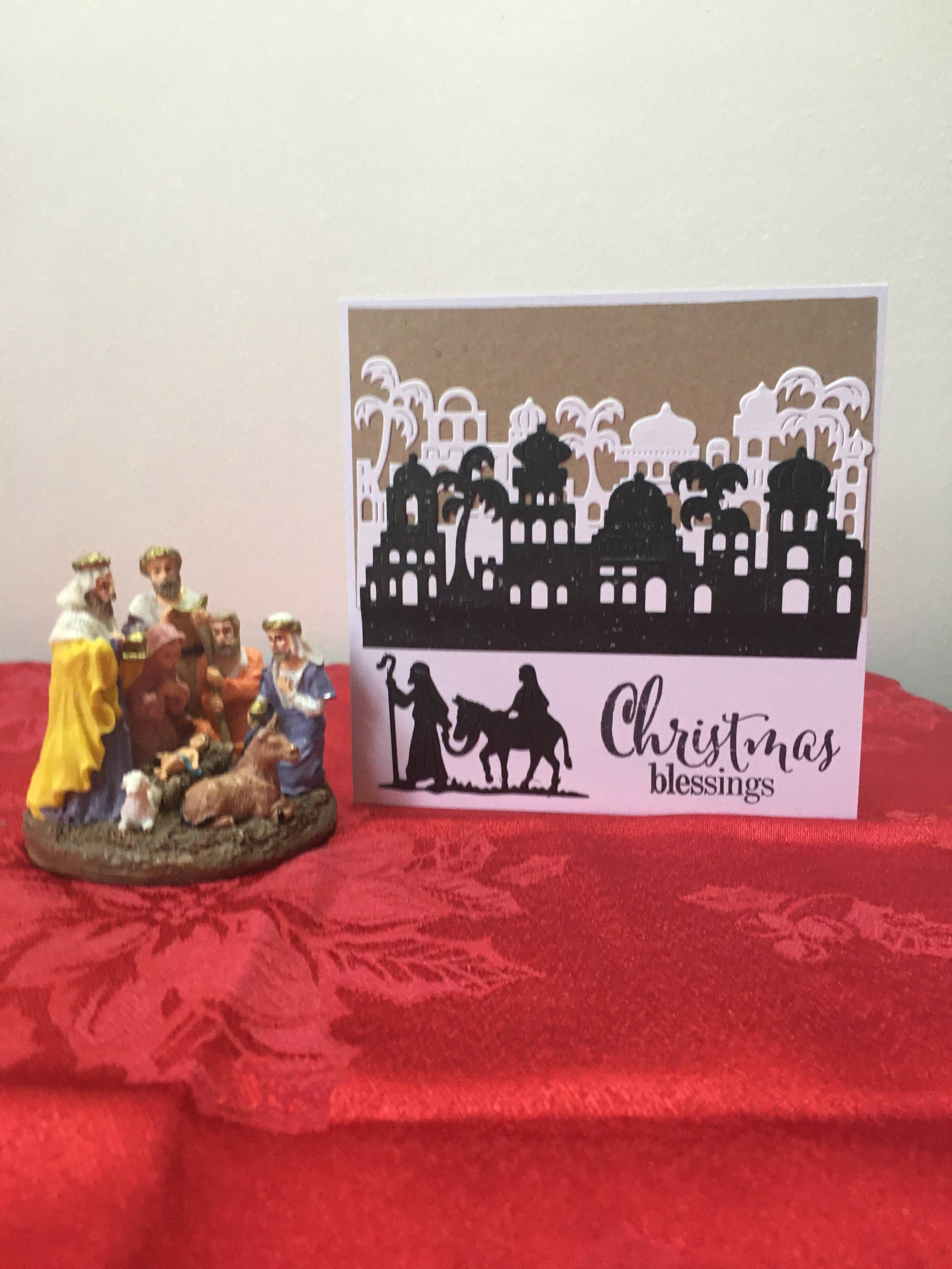 Christmas Blessings Mary Joseph Card